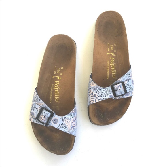 Birkenstock Shoes - Birkenstock Madrid paisley slide sandal